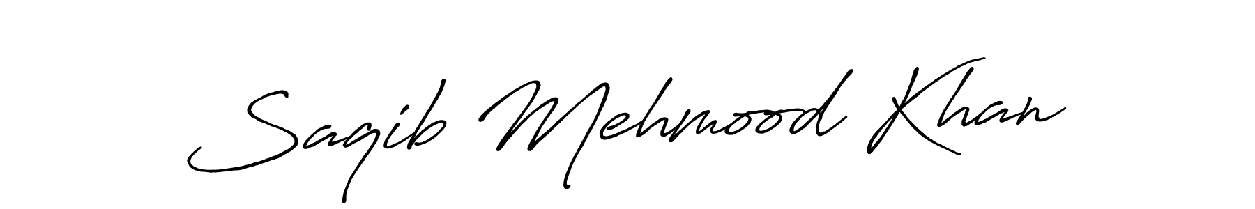 The best way (Antro_Vectra_Bolder) to make a short signature is to pick only two or three words in your name. The name Saqib Mehmood Khan include a total of six letters. For converting this name. Saqib Mehmood Khan signature style 7 images and pictures png