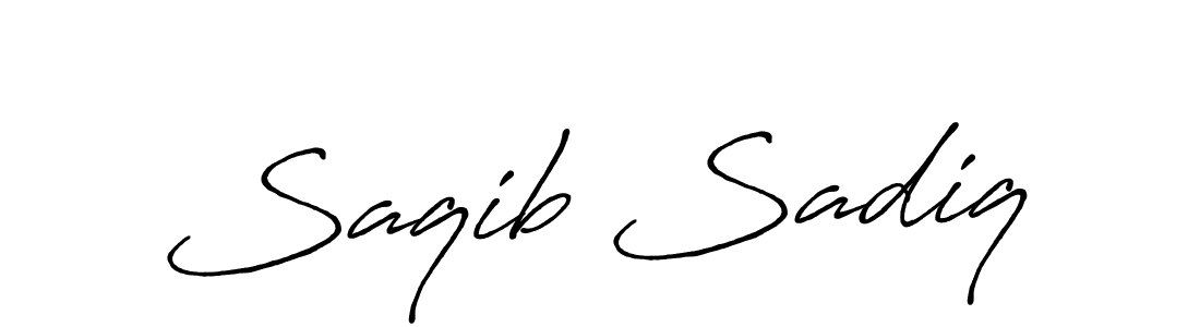 Once you've used our free online signature maker to create your best signature Antro_Vectra_Bolder style, it's time to enjoy all of the benefits that Saqib Sadiq name signing documents. Saqib Sadiq signature style 7 images and pictures png