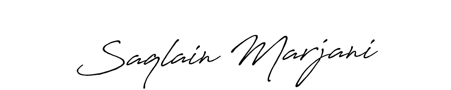 Best and Professional Signature Style for Saqlain Marjani. Antro_Vectra_Bolder Best Signature Style Collection. Saqlain Marjani signature style 7 images and pictures png