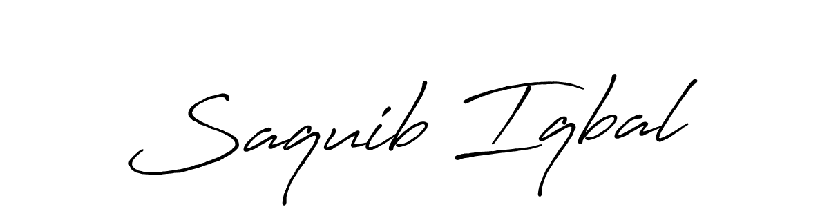 Similarly Antro_Vectra_Bolder is the best handwritten signature design. Signature creator online .You can use it as an online autograph creator for name Saquib Iqbal. Saquib Iqbal signature style 7 images and pictures png