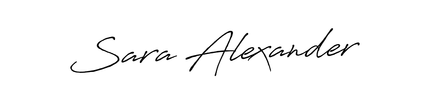 How to make Sara Alexander signature? Antro_Vectra_Bolder is a professional autograph style. Create handwritten signature for Sara Alexander name. Sara Alexander signature style 7 images and pictures png