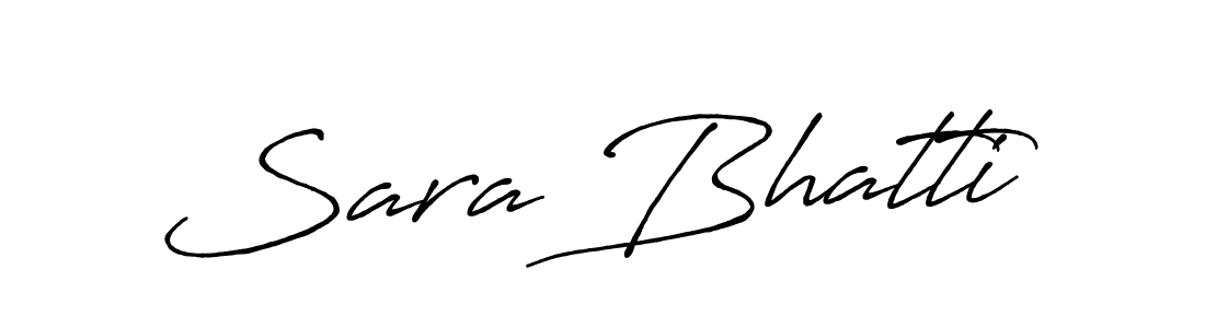 Once you've used our free online signature maker to create your best signature Antro_Vectra_Bolder style, it's time to enjoy all of the benefits that Sara Bhatti name signing documents. Sara Bhatti signature style 7 images and pictures png