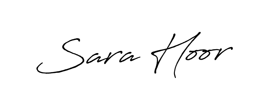 Also we have Sara Hoor name is the best signature style. Create professional handwritten signature collection using Antro_Vectra_Bolder autograph style. Sara Hoor signature style 7 images and pictures png