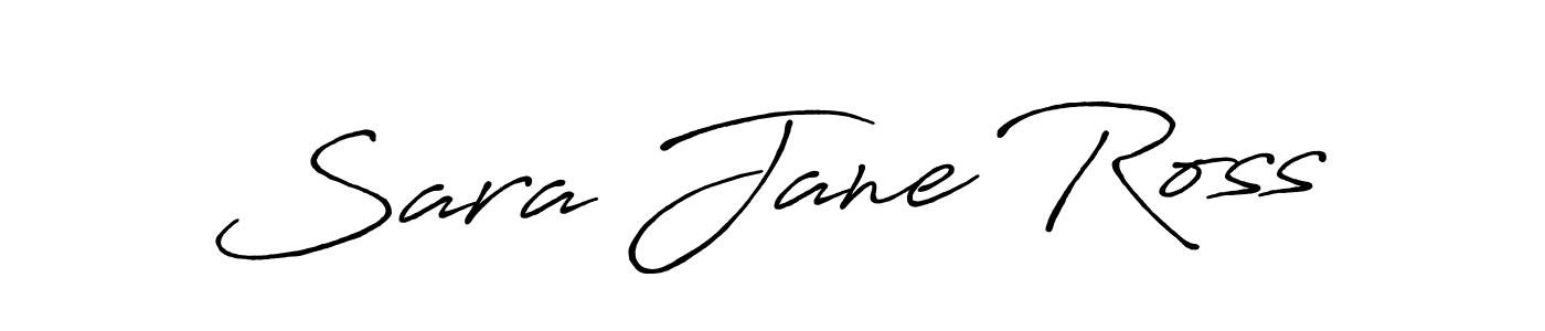 Sara Jane Ross stylish signature style. Best Handwritten Sign (Antro_Vectra_Bolder) for my name. Handwritten Signature Collection Ideas for my name Sara Jane Ross. Sara Jane Ross signature style 7 images and pictures png