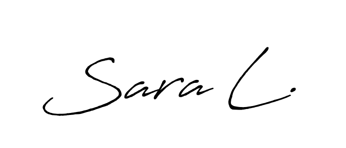 Also we have Sara L. name is the best signature style. Create professional handwritten signature collection using Antro_Vectra_Bolder autograph style. Sara L. signature style 7 images and pictures png