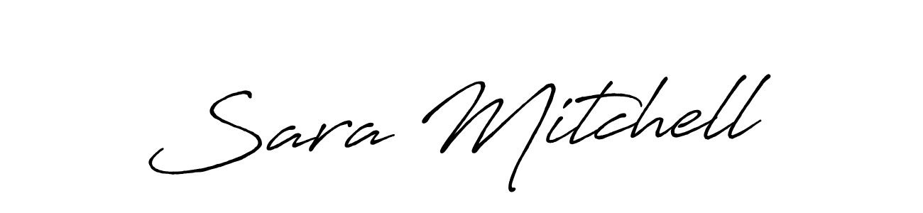 Design your own signature with our free online signature maker. With this signature software, you can create a handwritten (Antro_Vectra_Bolder) signature for name Sara Mitchell. Sara Mitchell signature style 7 images and pictures png