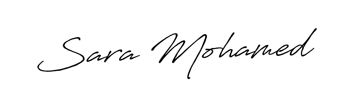 The best way (Antro_Vectra_Bolder) to make a short signature is to pick only two or three words in your name. The name Sara Mohamed include a total of six letters. For converting this name. Sara Mohamed signature style 7 images and pictures png