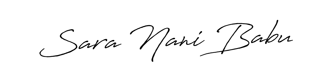 Check out images of Autograph of Sara Nani Babu name. Actor Sara Nani Babu Signature Style. Antro_Vectra_Bolder is a professional sign style online. Sara Nani Babu signature style 7 images and pictures png