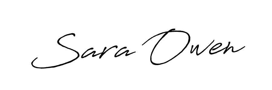 Also You can easily find your signature by using the search form. We will create Sara Owen name handwritten signature images for you free of cost using Antro_Vectra_Bolder sign style. Sara Owen signature style 7 images and pictures png