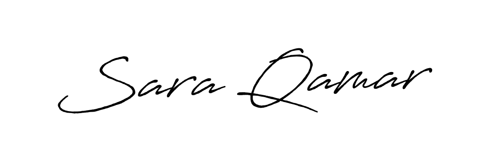Make a short Sara Qamar signature style. Manage your documents anywhere anytime using Antro_Vectra_Bolder. Create and add eSignatures, submit forms, share and send files easily. Sara Qamar signature style 7 images and pictures png