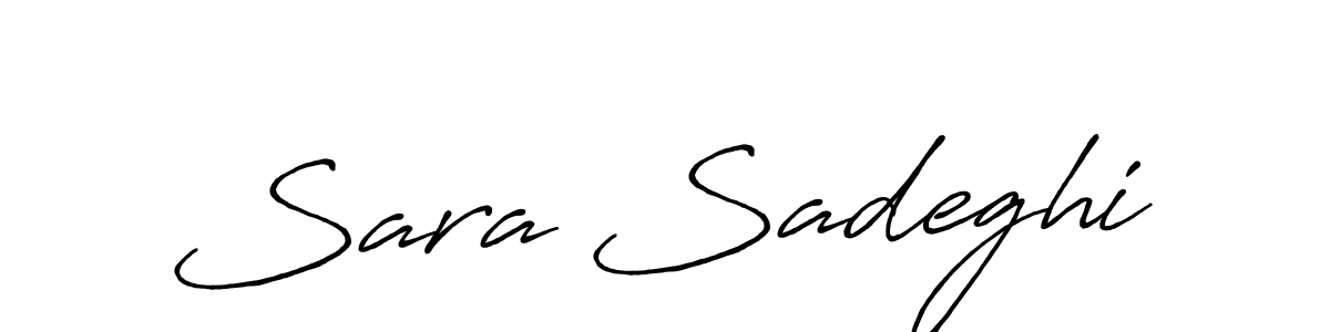 Best and Professional Signature Style for Sara Sadeghi. Antro_Vectra_Bolder Best Signature Style Collection. Sara Sadeghi signature style 7 images and pictures png