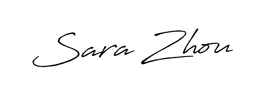 Make a beautiful signature design for name Sara Zhou. Use this online signature maker to create a handwritten signature for free. Sara Zhou signature style 7 images and pictures png