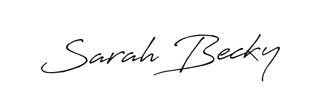 Here are the top 10 professional signature styles for the name Sarah Becky. These are the best autograph styles you can use for your name. Sarah Becky signature style 7 images and pictures png