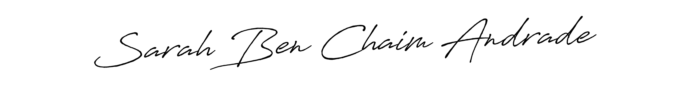 Similarly Antro_Vectra_Bolder is the best handwritten signature design. Signature creator online .You can use it as an online autograph creator for name Sarah Ben Chaim Andrade. Sarah Ben Chaim Andrade signature style 7 images and pictures png