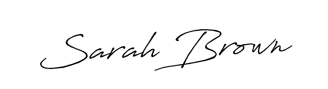 Design your own signature with our free online signature maker. With this signature software, you can create a handwritten (Antro_Vectra_Bolder) signature for name Sarah Brown. Sarah Brown signature style 7 images and pictures png