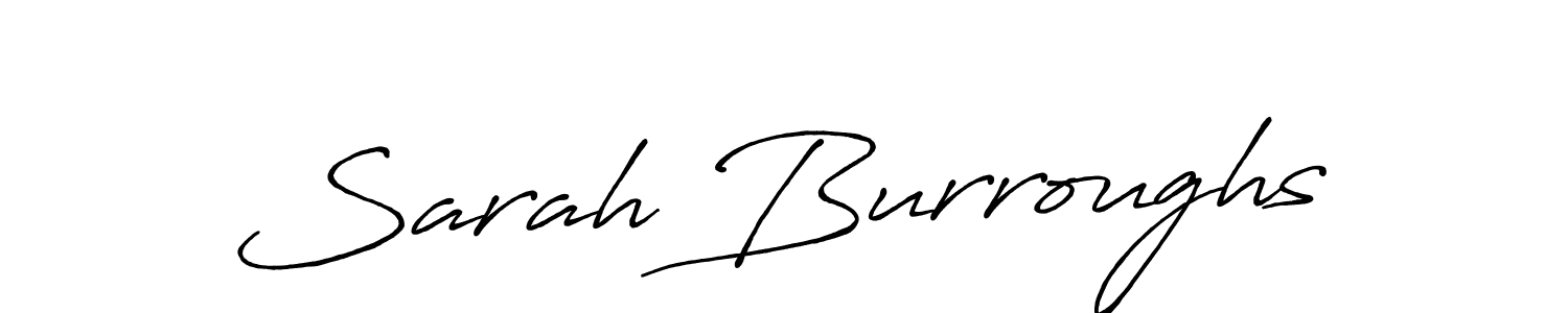 Antro_Vectra_Bolder is a professional signature style that is perfect for those who want to add a touch of class to their signature. It is also a great choice for those who want to make their signature more unique. Get Sarah Burroughs name to fancy signature for free. Sarah Burroughs signature style 7 images and pictures png