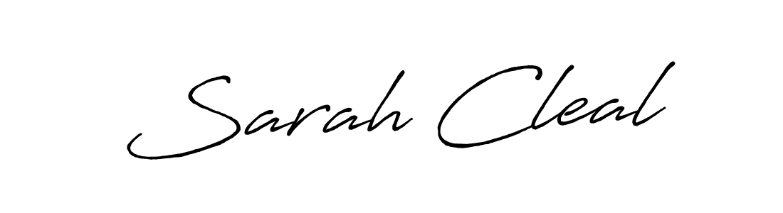 How to make Sarah Cleal name signature. Use Antro_Vectra_Bolder style for creating short signs online. This is the latest handwritten sign. Sarah Cleal signature style 7 images and pictures png