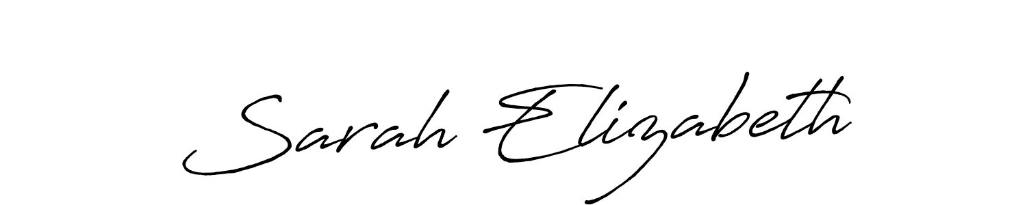 Similarly Antro_Vectra_Bolder is the best handwritten signature design. Signature creator online .You can use it as an online autograph creator for name Sarah Elizabeth. Sarah Elizabeth signature style 7 images and pictures png