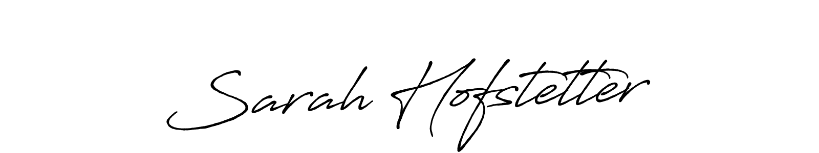 Make a beautiful signature design for name Sarah Hofstetter. With this signature (Antro_Vectra_Bolder) style, you can create a handwritten signature for free. Sarah Hofstetter signature style 7 images and pictures png