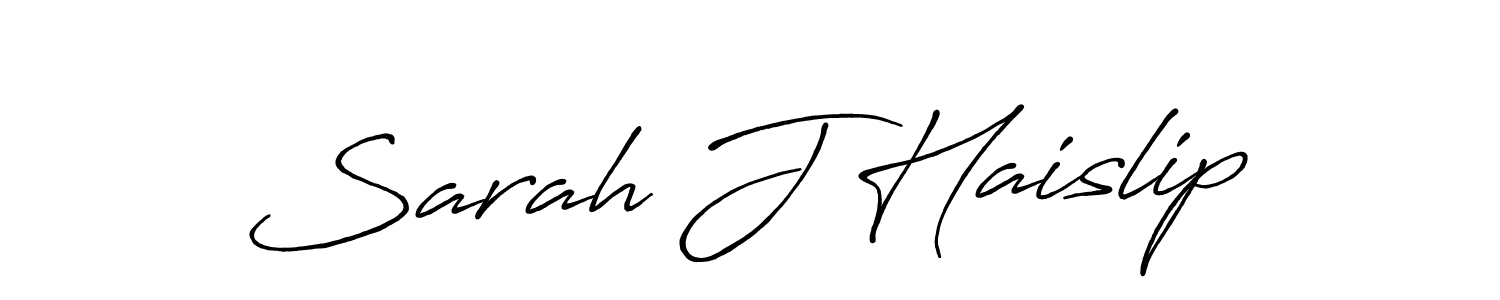 How to make Sarah J Haislip signature? Antro_Vectra_Bolder is a professional autograph style. Create handwritten signature for Sarah J Haislip name. Sarah J Haislip signature style 7 images and pictures png