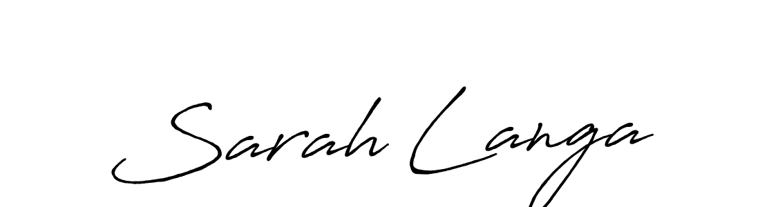 Antro_Vectra_Bolder is a professional signature style that is perfect for those who want to add a touch of class to their signature. It is also a great choice for those who want to make their signature more unique. Get Sarah Langa name to fancy signature for free. Sarah Langa signature style 7 images and pictures png