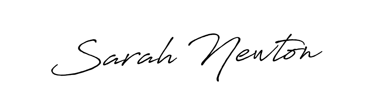 Create a beautiful signature design for name Sarah Newton. With this signature (Antro_Vectra_Bolder) fonts, you can make a handwritten signature for free. Sarah Newton signature style 7 images and pictures png