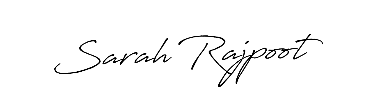 How to make Sarah Rajpoot signature? Antro_Vectra_Bolder is a professional autograph style. Create handwritten signature for Sarah Rajpoot name. Sarah Rajpoot signature style 7 images and pictures png