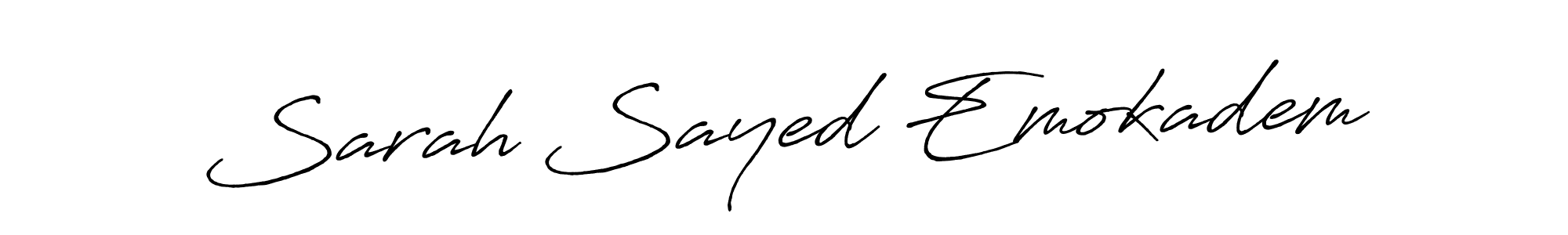 How to Draw Sarah Sayed Emokadem signature style? Antro_Vectra_Bolder is a latest design signature styles for name Sarah Sayed Emokadem. Sarah Sayed Emokadem signature style 7 images and pictures png