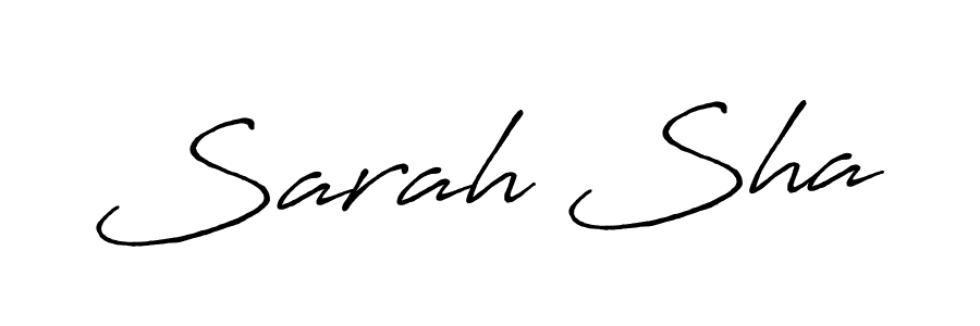 Design your own signature with our free online signature maker. With this signature software, you can create a handwritten (Antro_Vectra_Bolder) signature for name Sarah Sha. Sarah Sha signature style 7 images and pictures png