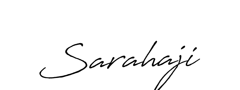 How to make Sarahaji signature? Antro_Vectra_Bolder is a professional autograph style. Create handwritten signature for Sarahaji name. Sarahaji signature style 7 images and pictures png