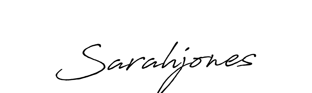 Use a signature maker to create a handwritten signature online. With this signature software, you can design (Antro_Vectra_Bolder) your own signature for name Sarahjones. Sarahjones signature style 7 images and pictures png