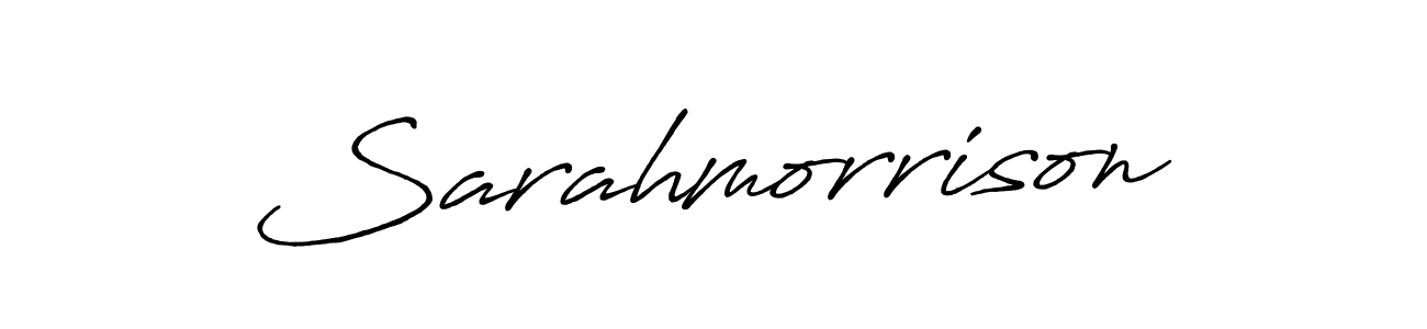Antro_Vectra_Bolder is a professional signature style that is perfect for those who want to add a touch of class to their signature. It is also a great choice for those who want to make their signature more unique. Get Sarahmorrison name to fancy signature for free. Sarahmorrison signature style 7 images and pictures png