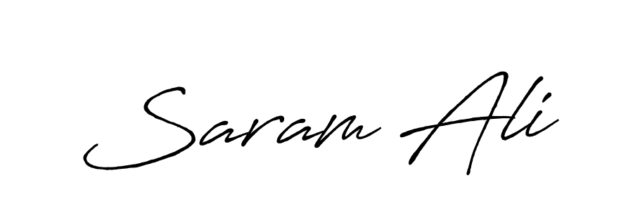 It looks lik you need a new signature style for name Saram Ali. Design unique handwritten (Antro_Vectra_Bolder) signature with our free signature maker in just a few clicks. Saram Ali signature style 7 images and pictures png