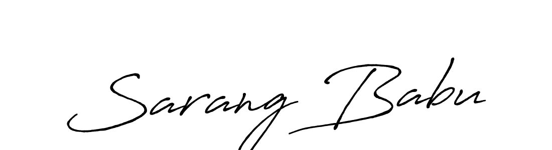 Make a short Sarang Babu signature style. Manage your documents anywhere anytime using Antro_Vectra_Bolder. Create and add eSignatures, submit forms, share and send files easily. Sarang Babu signature style 7 images and pictures png