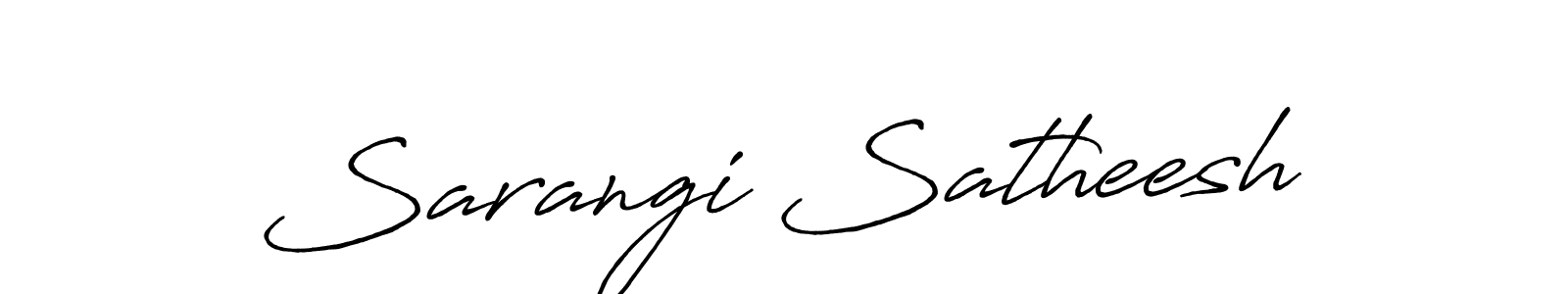 It looks lik you need a new signature style for name Sarangi Satheesh. Design unique handwritten (Antro_Vectra_Bolder) signature with our free signature maker in just a few clicks. Sarangi Satheesh signature style 7 images and pictures png
