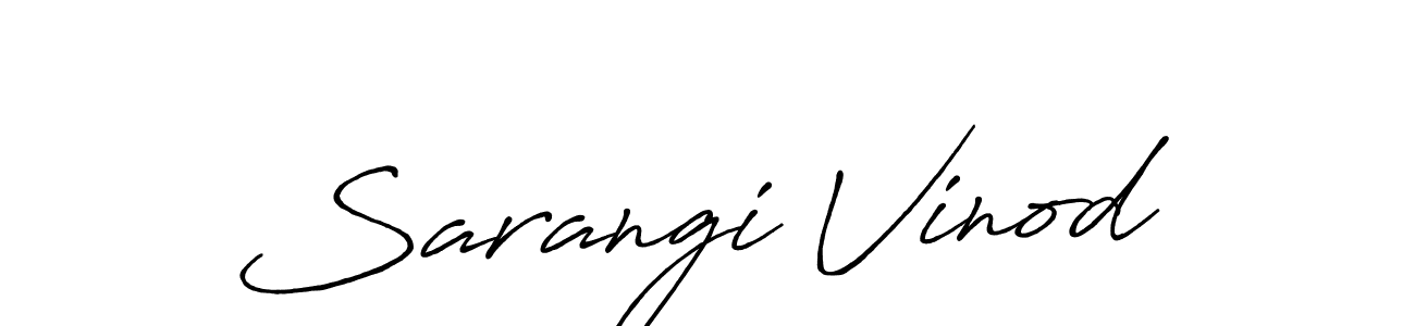 You should practise on your own different ways (Antro_Vectra_Bolder) to write your name (Sarangi Vinod) in signature. don't let someone else do it for you. Sarangi Vinod signature style 7 images and pictures png