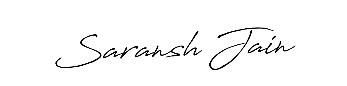 Antro_Vectra_Bolder is a professional signature style that is perfect for those who want to add a touch of class to their signature. It is also a great choice for those who want to make their signature more unique. Get Saransh Jain name to fancy signature for free. Saransh Jain signature style 7 images and pictures png
