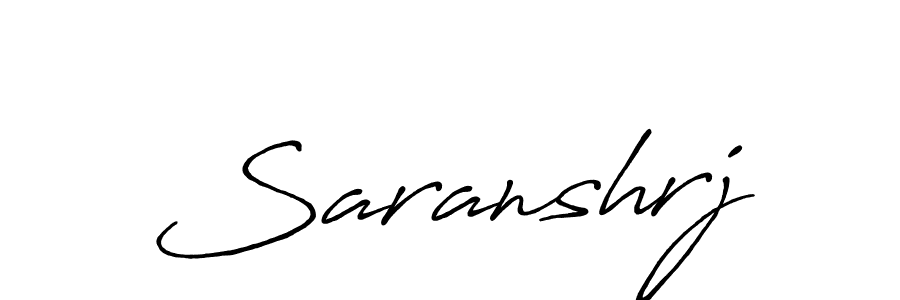 Also we have Saranshrj name is the best signature style. Create professional handwritten signature collection using Antro_Vectra_Bolder autograph style. Saranshrj signature style 7 images and pictures png