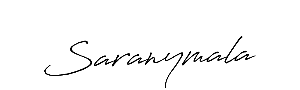 Make a beautiful signature design for name Saranymala. With this signature (Antro_Vectra_Bolder) style, you can create a handwritten signature for free. Saranymala signature style 7 images and pictures png