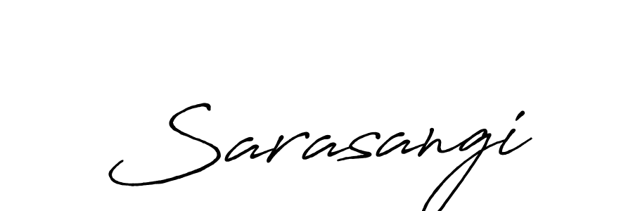 Antro_Vectra_Bolder is a professional signature style that is perfect for those who want to add a touch of class to their signature. It is also a great choice for those who want to make their signature more unique. Get Sarasangi name to fancy signature for free. Sarasangi signature style 7 images and pictures png