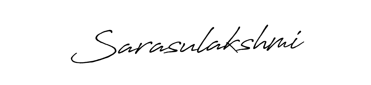 Create a beautiful signature design for name Sarasulakshmi. With this signature (Antro_Vectra_Bolder) fonts, you can make a handwritten signature for free. Sarasulakshmi signature style 7 images and pictures png