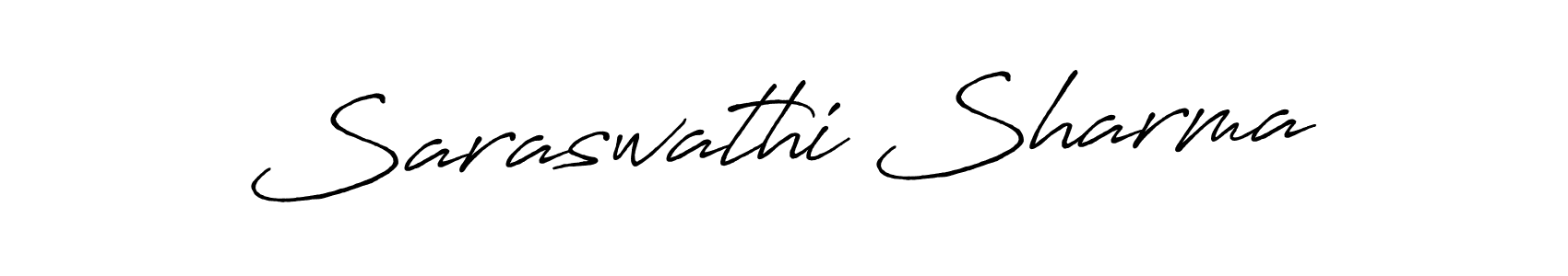 Design your own signature with our free online signature maker. With this signature software, you can create a handwritten (Antro_Vectra_Bolder) signature for name Saraswathi Sharma. Saraswathi Sharma signature style 7 images and pictures png