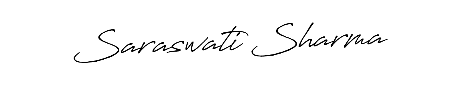 Also we have Saraswati Sharma name is the best signature style. Create professional handwritten signature collection using Antro_Vectra_Bolder autograph style. Saraswati Sharma signature style 7 images and pictures png