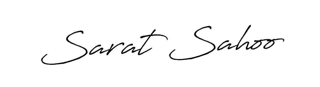 Sarat Sahoo stylish signature style. Best Handwritten Sign (Antro_Vectra_Bolder) for my name. Handwritten Signature Collection Ideas for my name Sarat Sahoo. Sarat Sahoo signature style 7 images and pictures png