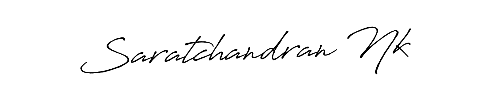 It looks lik you need a new signature style for name Saratchandran Nk. Design unique handwritten (Antro_Vectra_Bolder) signature with our free signature maker in just a few clicks. Saratchandran Nk signature style 7 images and pictures png