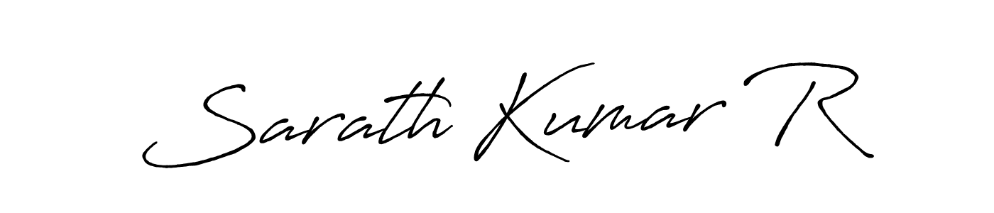 Also we have Sarath Kumar R name is the best signature style. Create professional handwritten signature collection using Antro_Vectra_Bolder autograph style. Sarath Kumar R signature style 7 images and pictures png