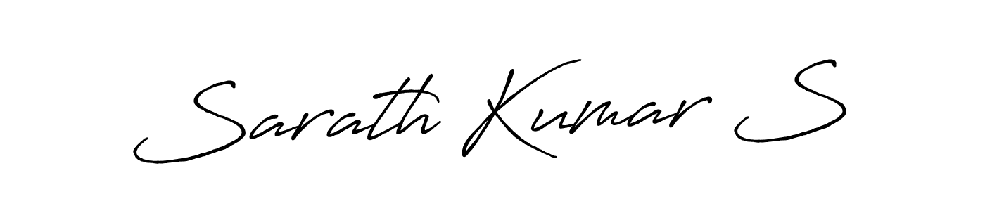 How to Draw Sarath Kumar S signature style? Antro_Vectra_Bolder is a latest design signature styles for name Sarath Kumar S. Sarath Kumar S signature style 7 images and pictures png