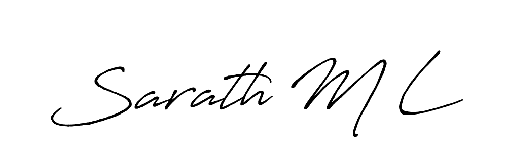 Once you've used our free online signature maker to create your best signature Antro_Vectra_Bolder style, it's time to enjoy all of the benefits that Sarath M L name signing documents. Sarath M L signature style 7 images and pictures png