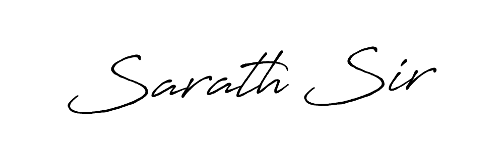 Also we have Sarath Sir name is the best signature style. Create professional handwritten signature collection using Antro_Vectra_Bolder autograph style. Sarath Sir signature style 7 images and pictures png