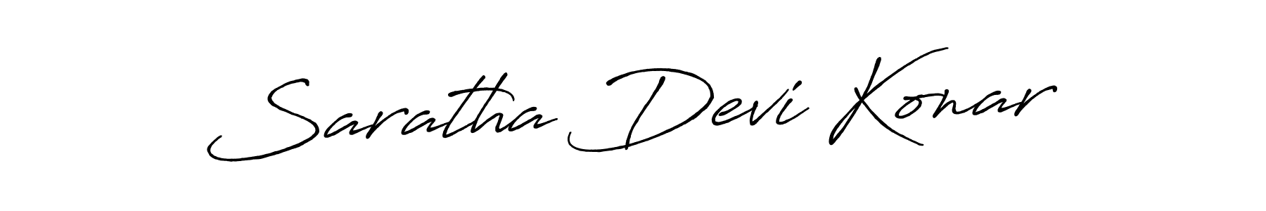 You can use this online signature creator to create a handwritten signature for the name Saratha Devi Konar. This is the best online autograph maker. Saratha Devi Konar signature style 7 images and pictures png